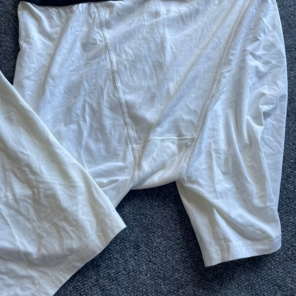 Jockey Mens White Boxer Briefs XL Cotton Blend Black Waistband 2 Pack - Picture 10 of 10